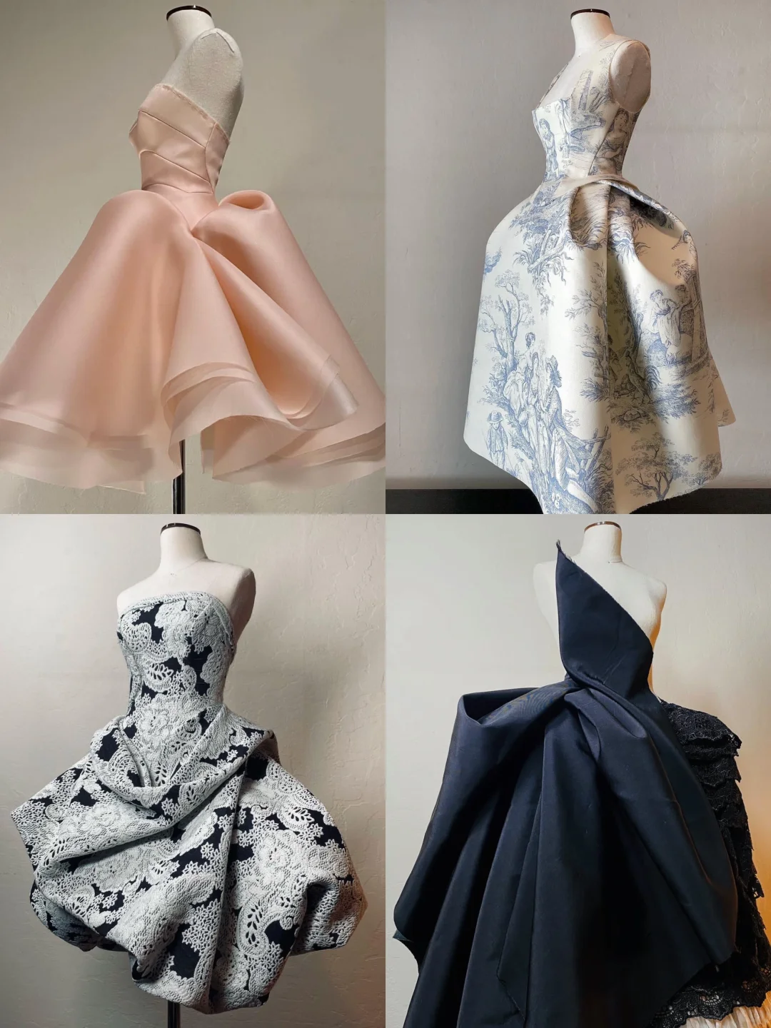 审美提升|服装设计?立体裁剪的建筑美廓形