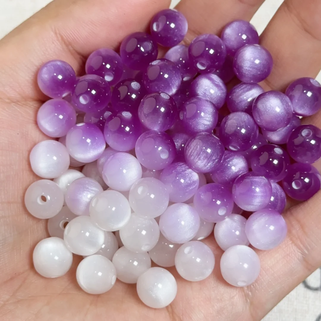 这也太好看了吧～树脂光变珠