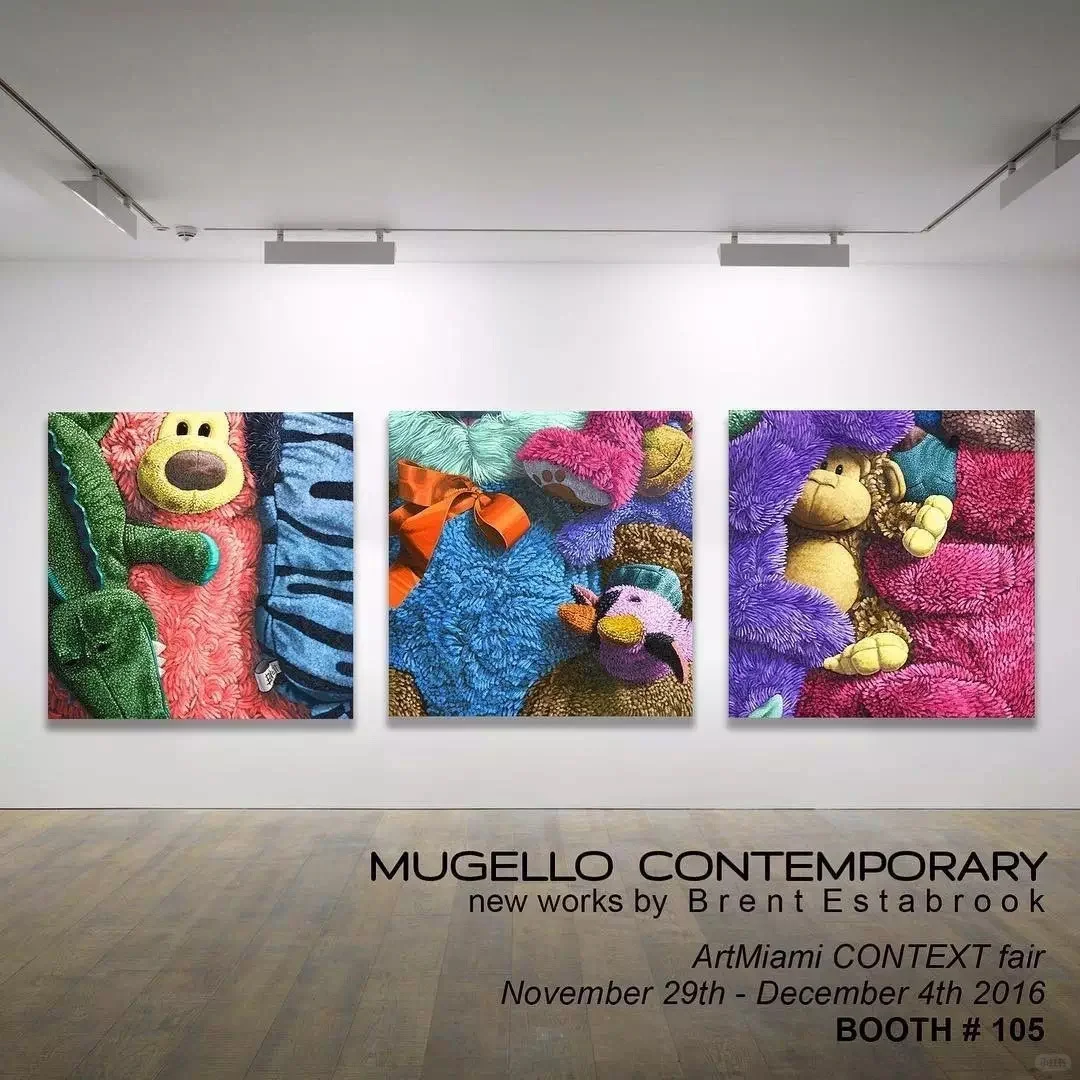 画出来的童年毛绒玩偶｜BrentEstabrook作品