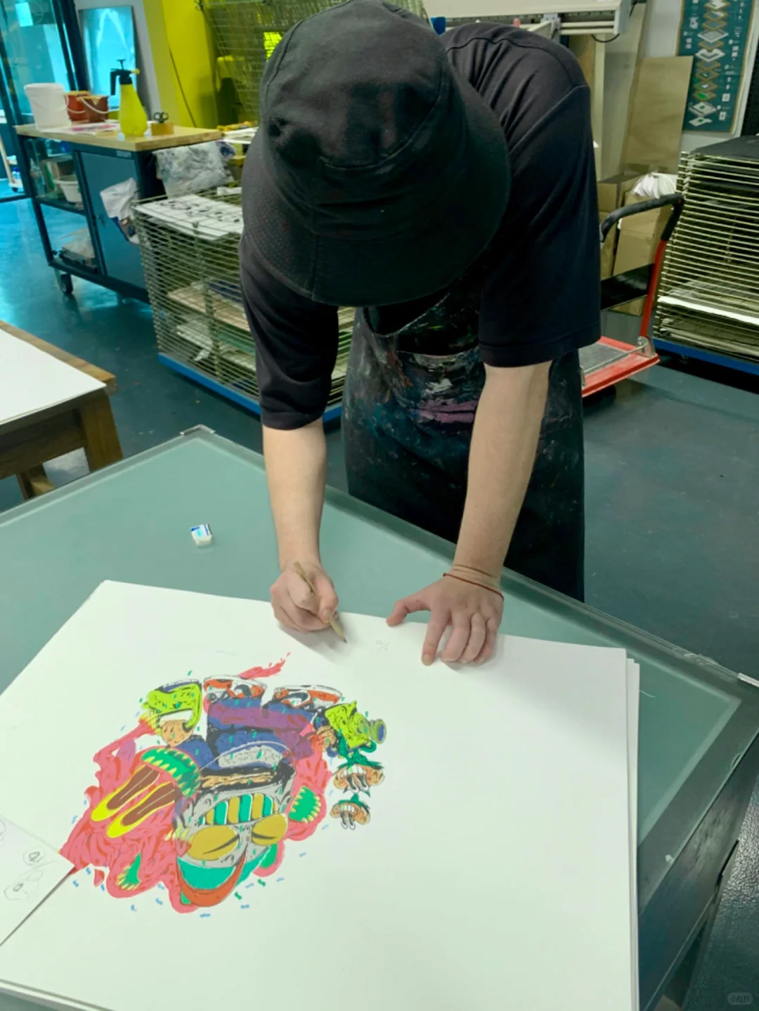 兴趣成长计划｜?版画基地丝网印刷学习?