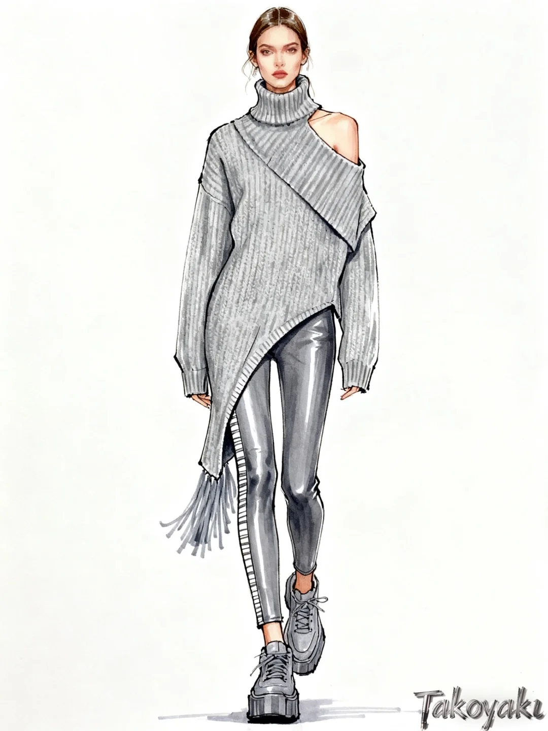 解构主义｜2套美中带酷的不对称设计