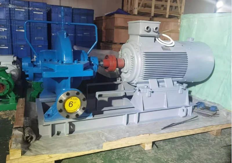 S型单级双吸清水离心泵是新型节能卧式中开泵