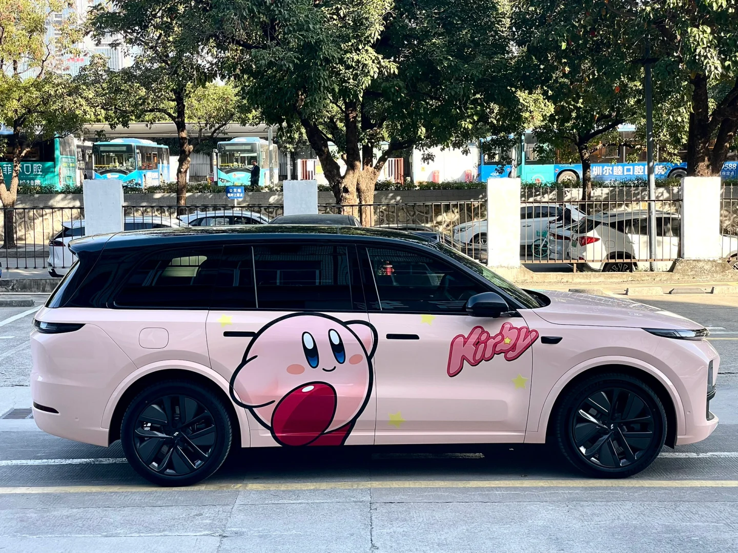 理想L9 |贝壳粉配星之卡比彩绘，女生大玩具