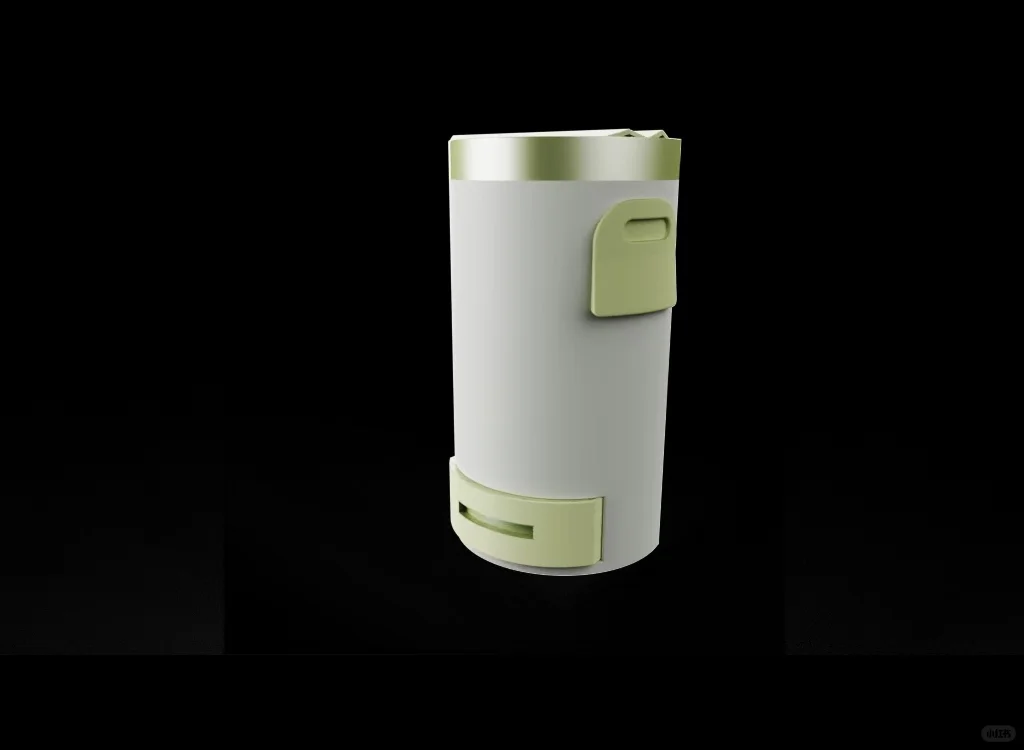 绿色环保垃圾桶设计～