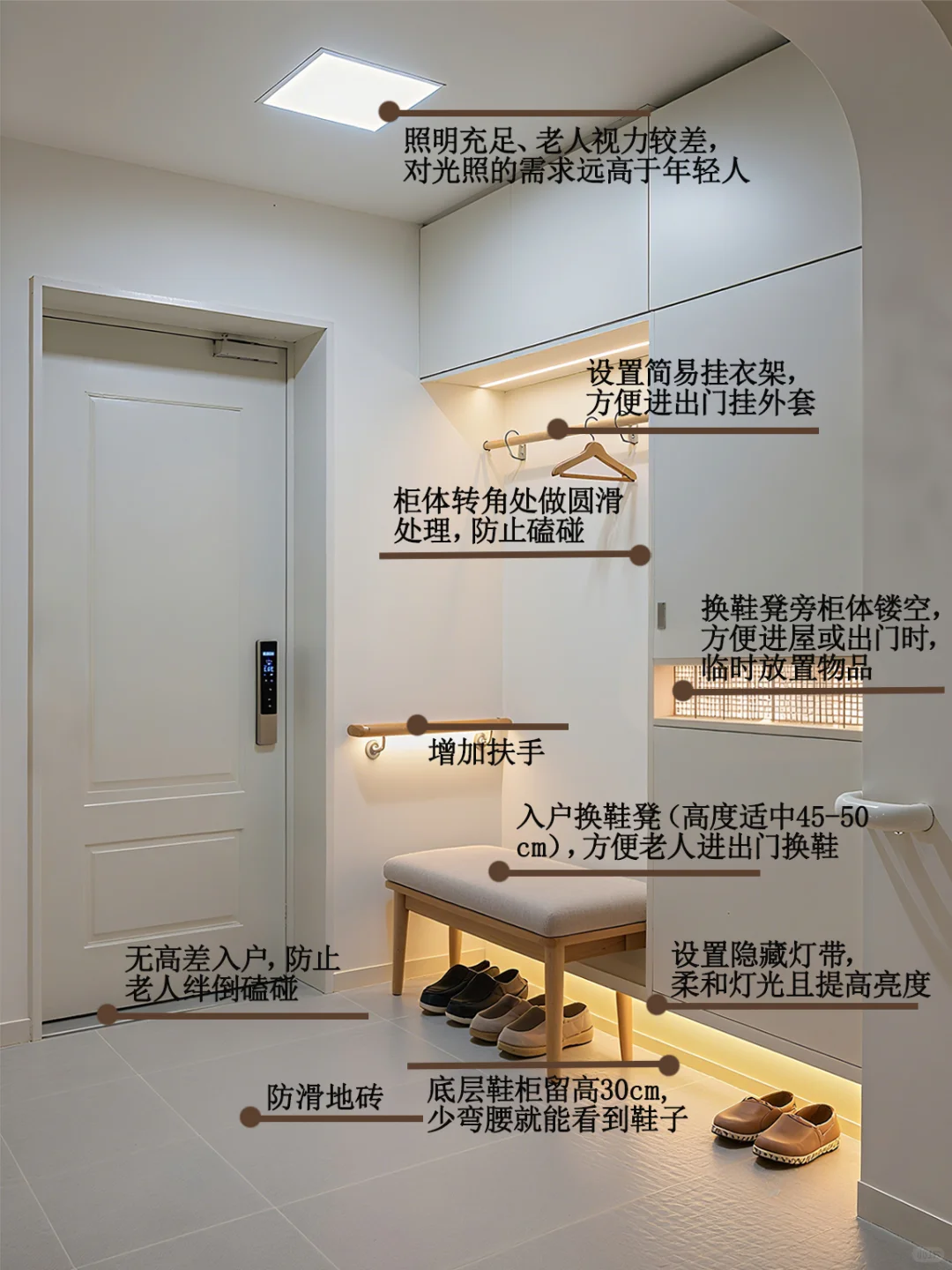 家有老人，玄关这样装