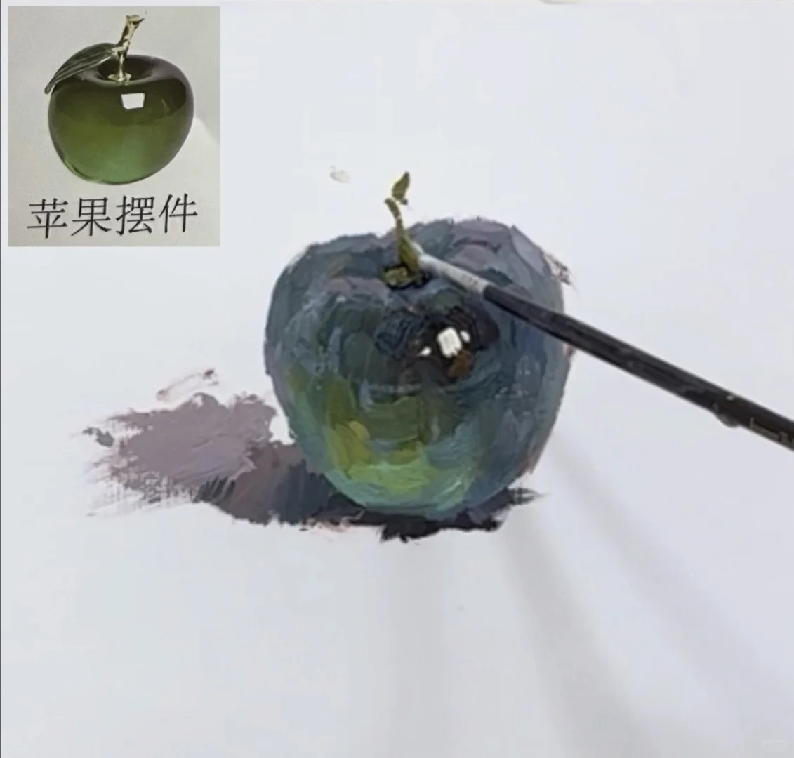 玻璃水晶苹果摆件完整步骤分享