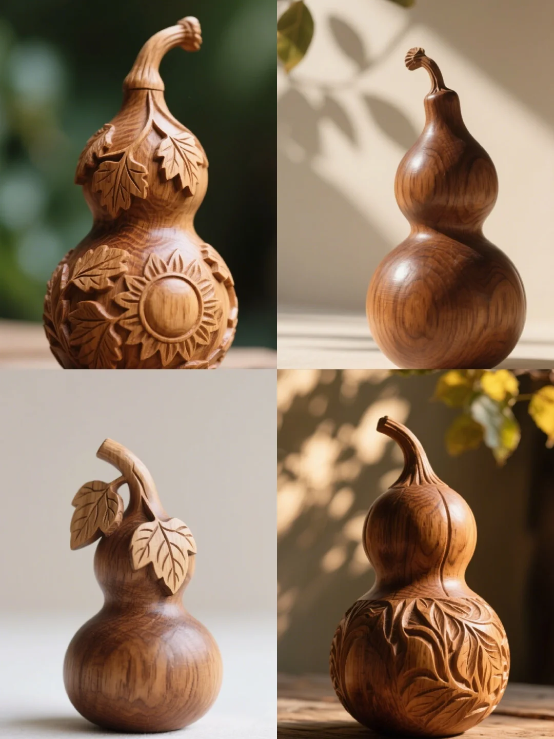 木雕葫芦里藏着的福运、它怎么这么Q萌又这