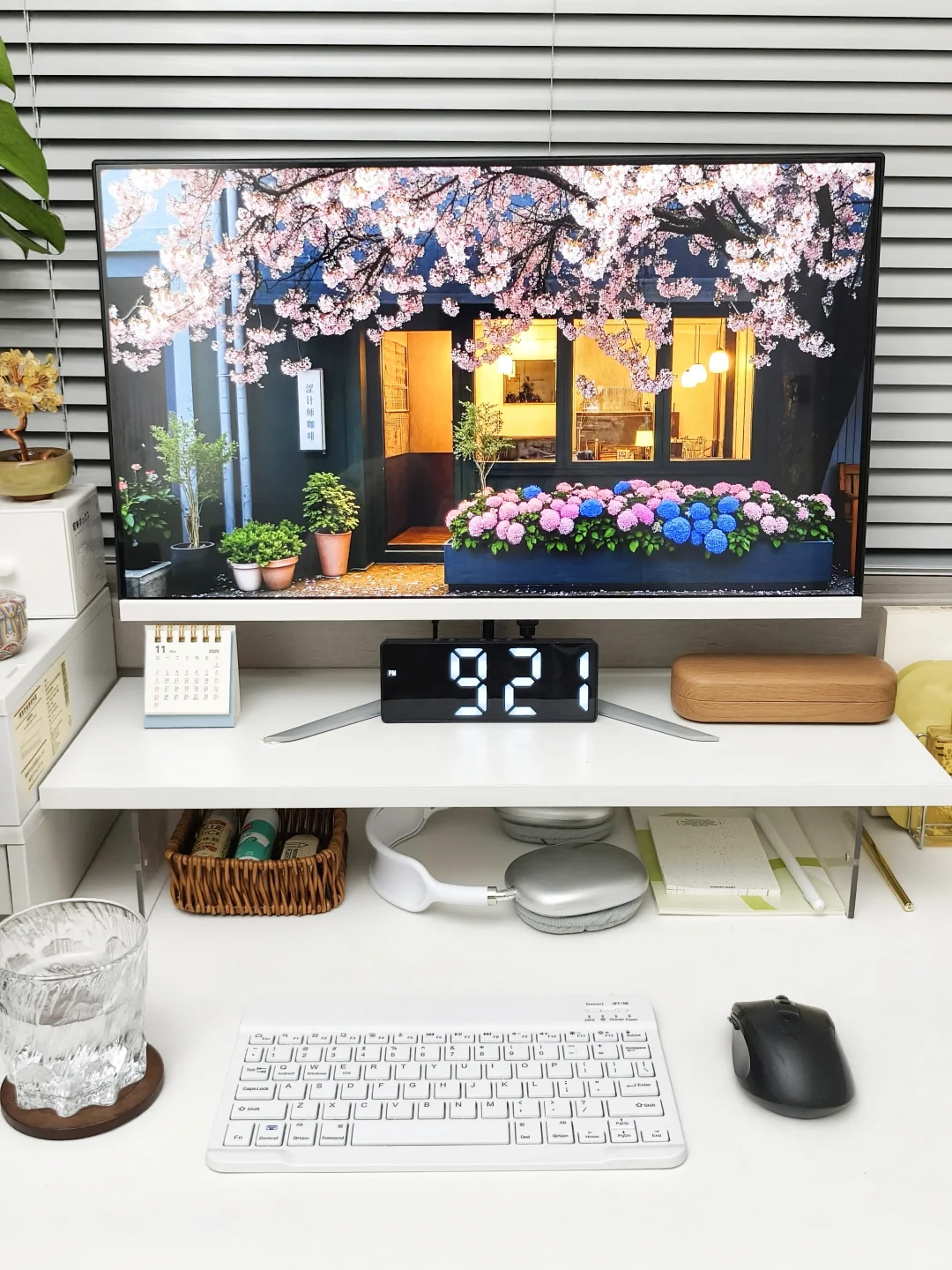 ins简约时钟小摆件！让工位更治愈~