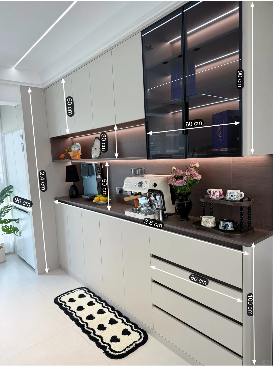 谢谢木工?‍♀️我家餐边柜设计太绝了！！