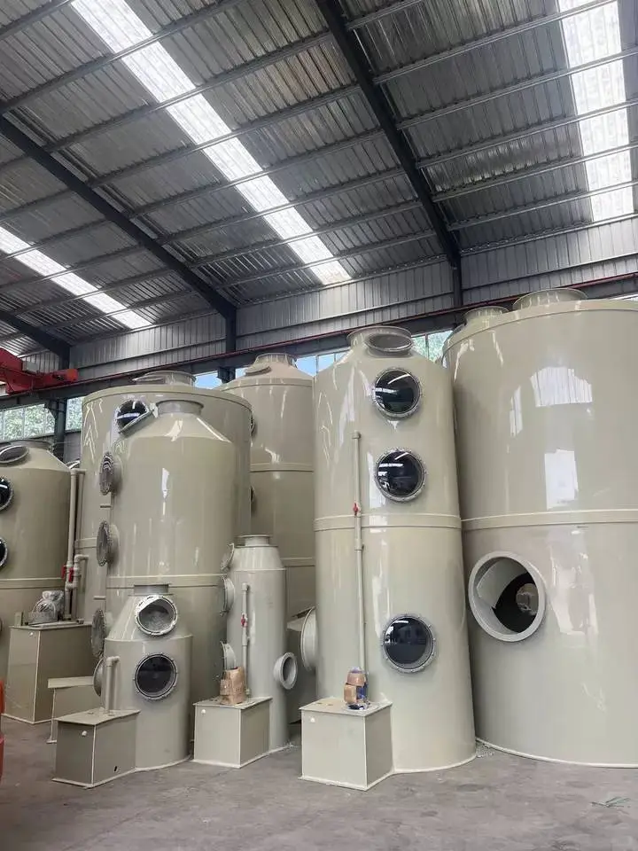 pp喷淋塔废气处理设备环保型除尘酸雾水淋塔