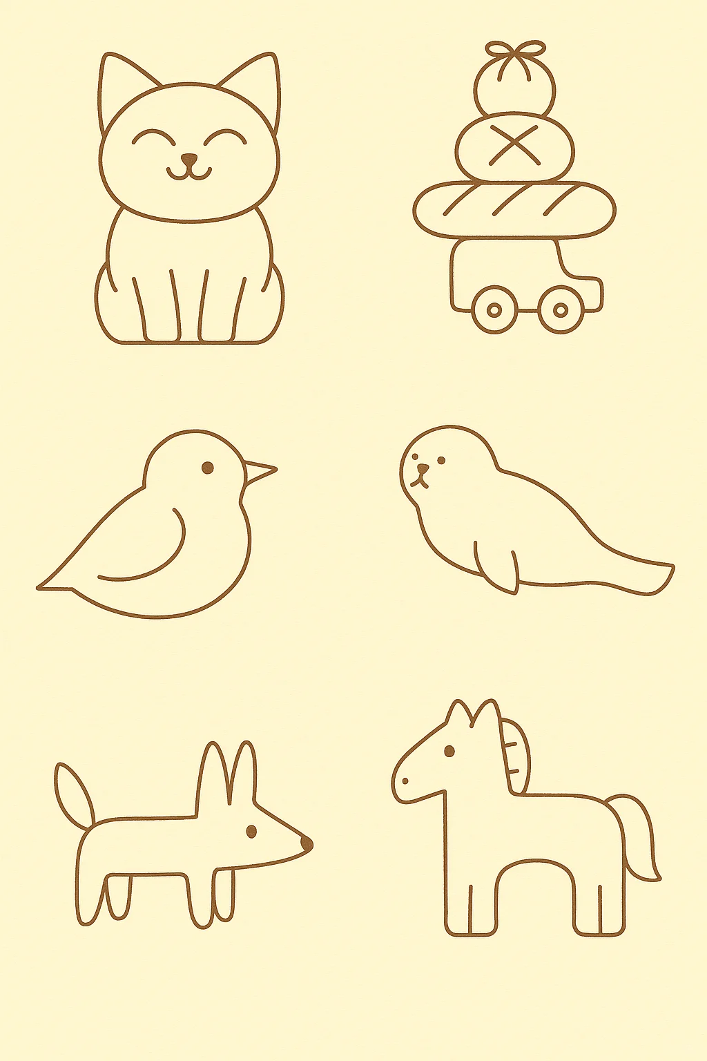 ?木雕进阶练习！6款更有挑战的小图形+步骤✨