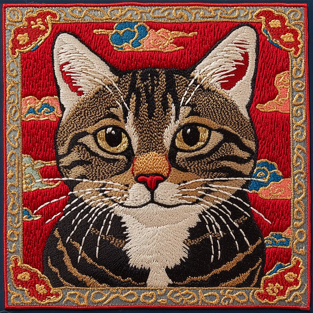 用DeepSeek设计刺绣徽章被美晕了。