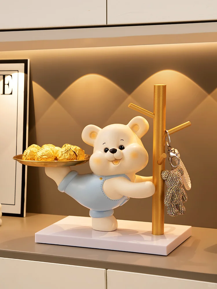 ??哇.入户可爱的钥匙收纳摆件?