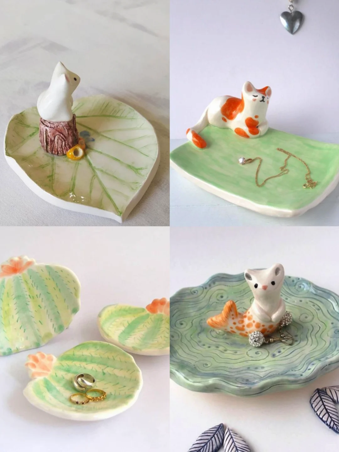 超有意思的首饰托盘?，让桌面不再乱糟糟