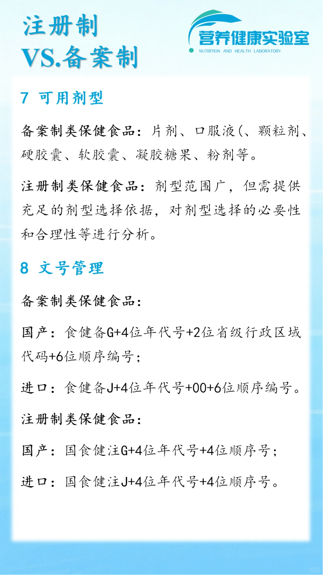 功能食品VS.注册保健食品VS.备案保健食品