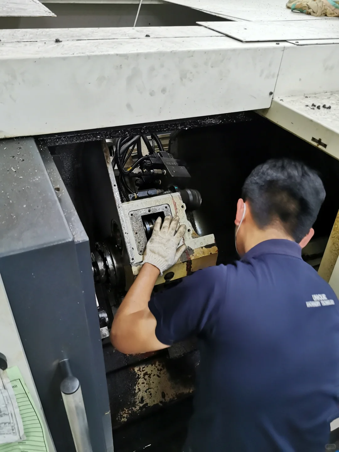 ??数车床液压刀塔漏油#工程师日常