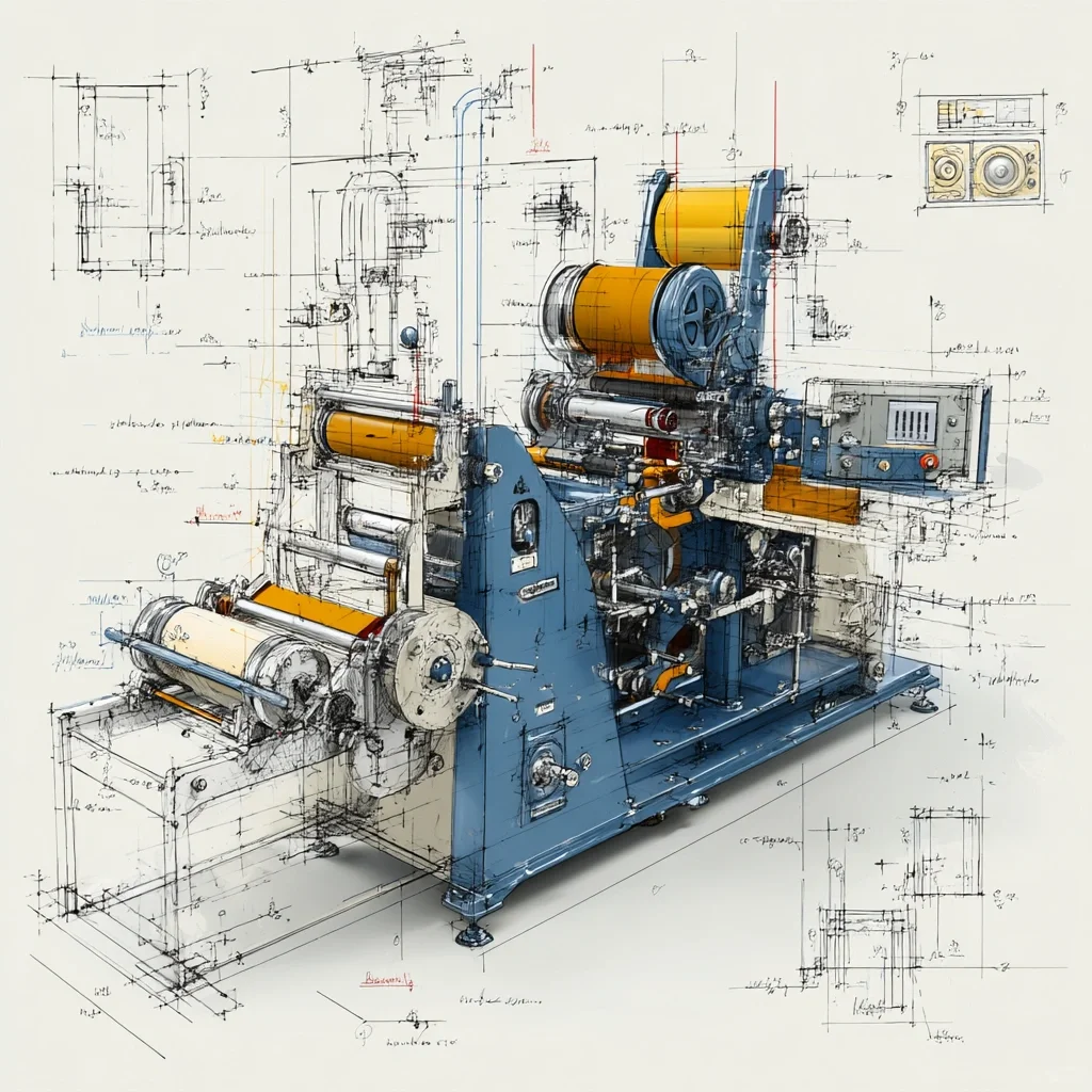 印刷机·创意设计稿［咒语］