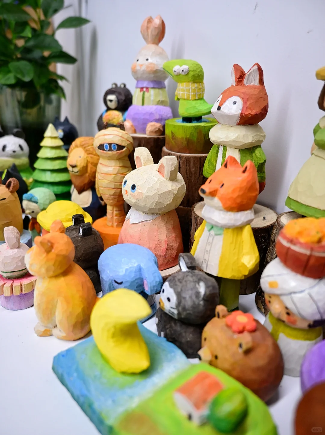 记录一下木雕入坑快两年做出的作品