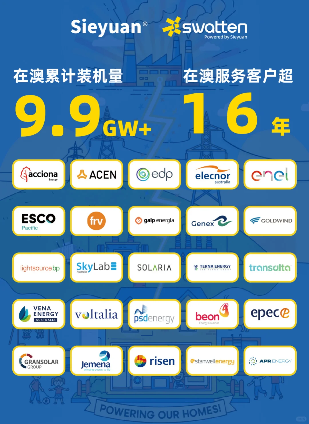 Sieyuan x Swatten 澳洲送电进家16年