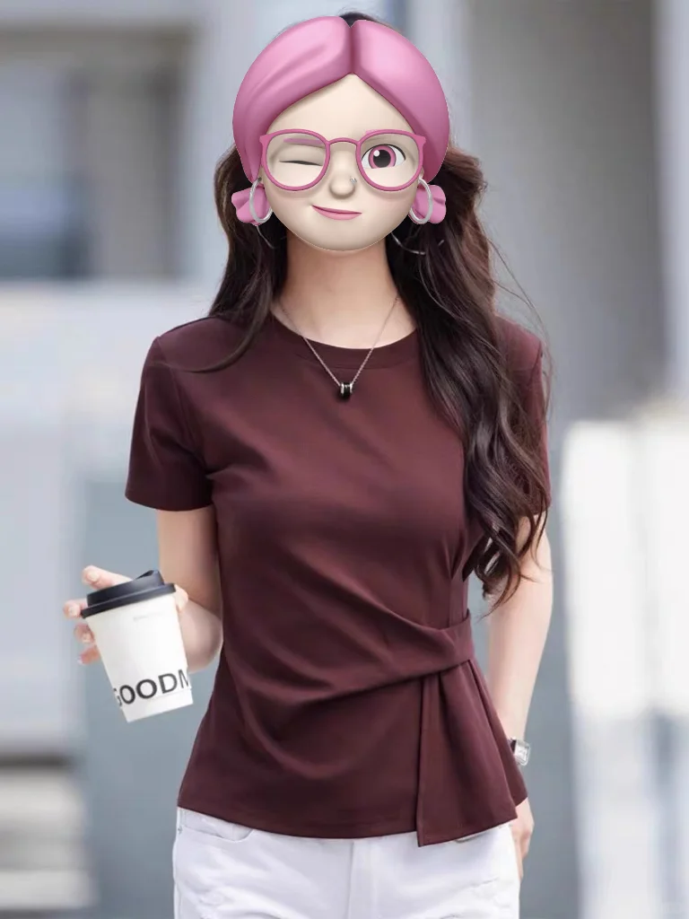 不规则抽褶上衣裁剪图分享