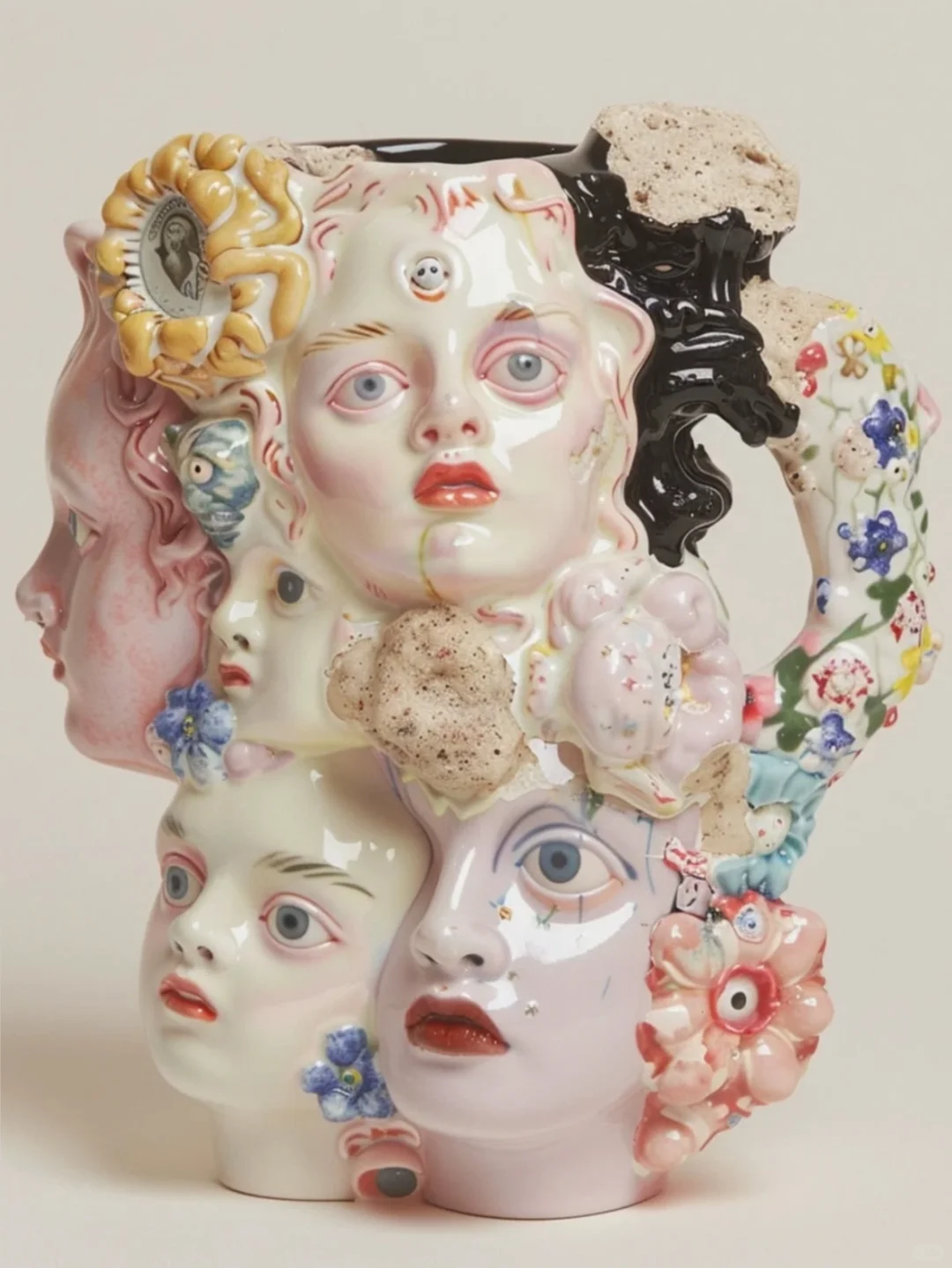 怪诞美学|这陶瓷脸也太精致了吧！！