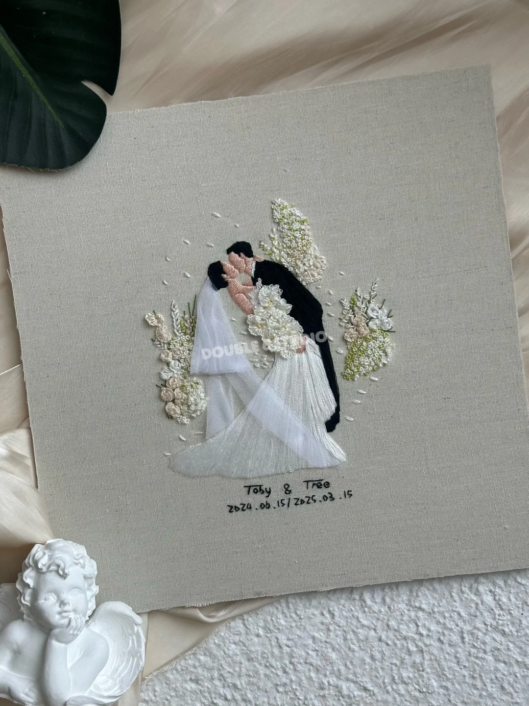 ?婚礼刺绣·送给挚友的礼物即将送达