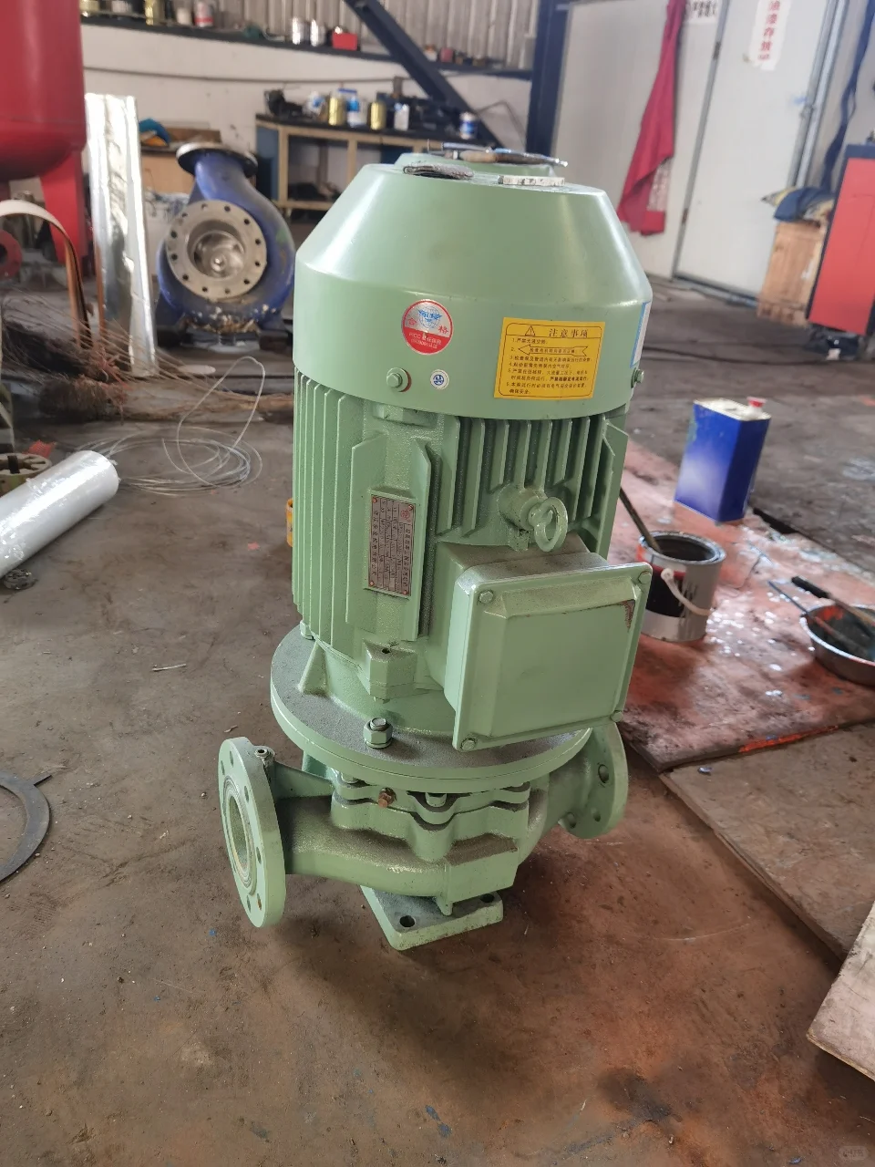 单级单吸立式管道离心泵(管道泵)