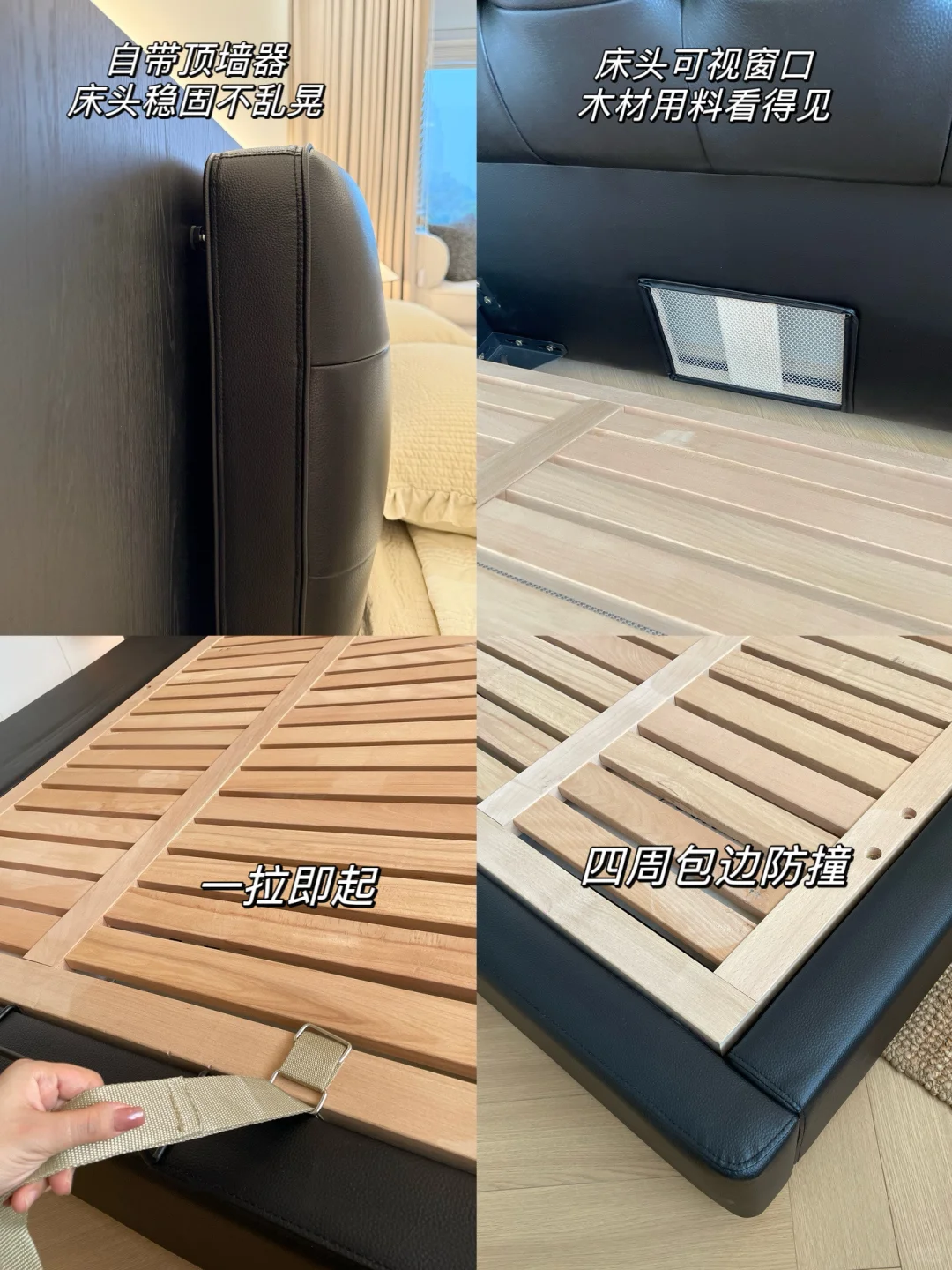 小户型卧室救星!这张华夫格床我能吹一年