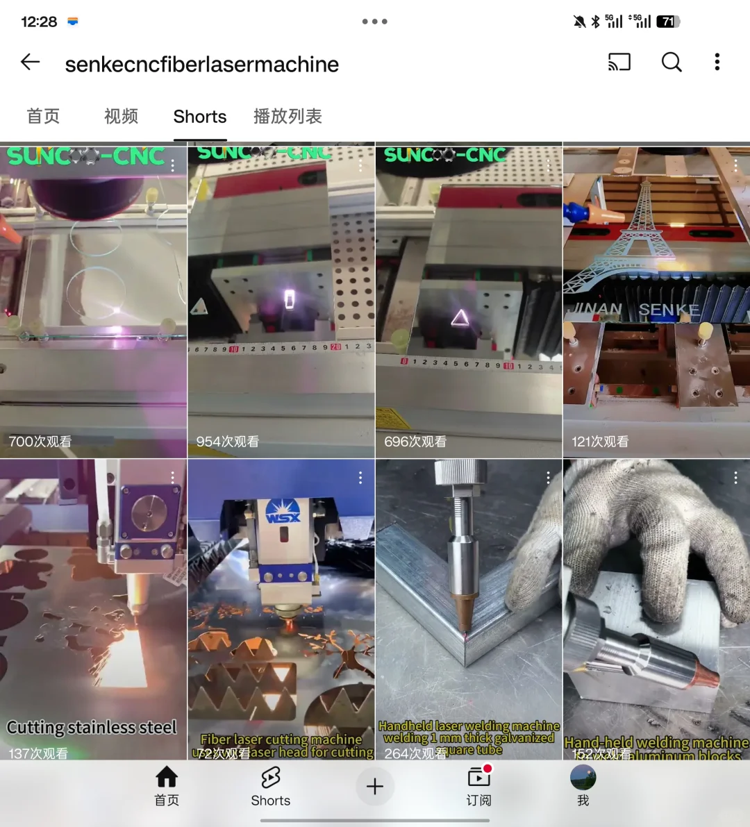 工业品YouTube起号成功!机械设备精准流量