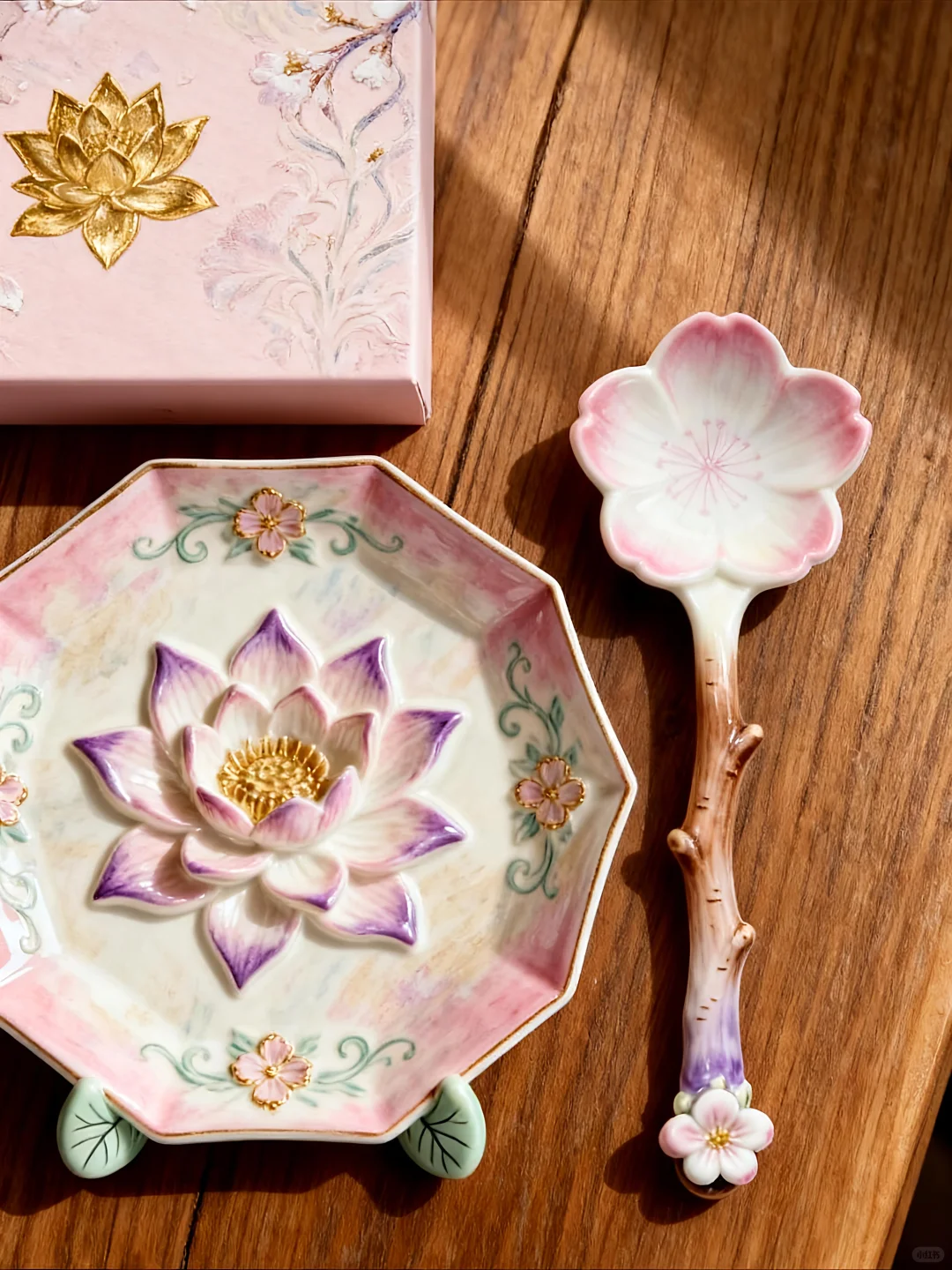 今天被这支樱花花勺甜到！?