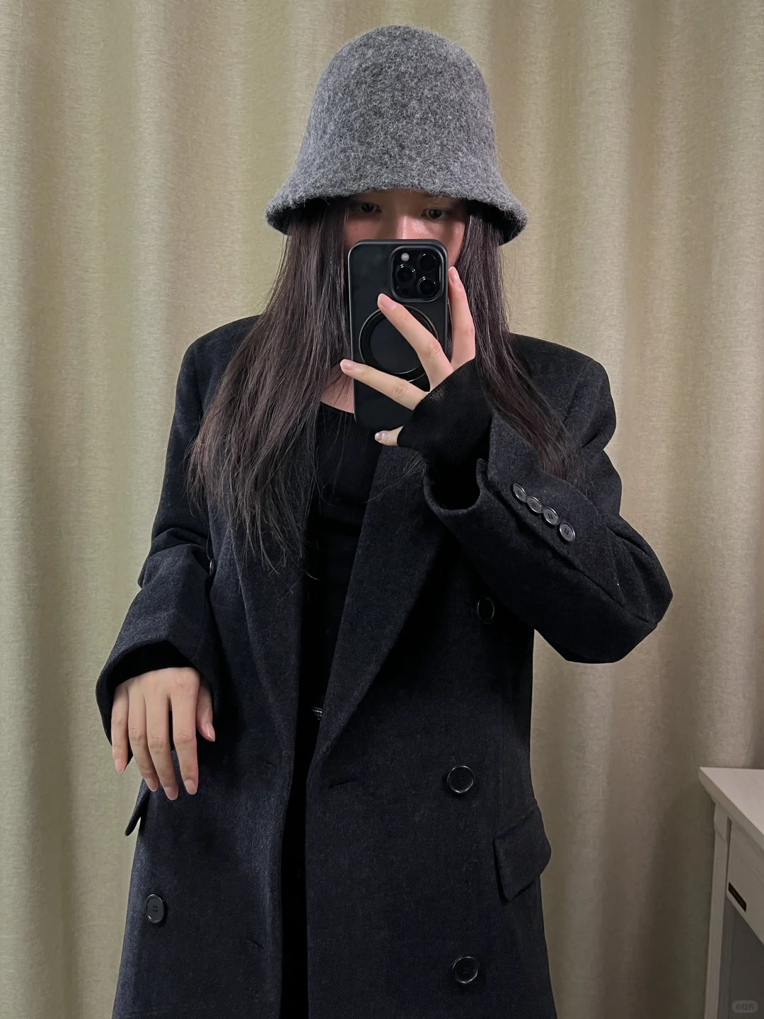 UNICA ATELIER | 不对称大衣穿上啦 ☔️