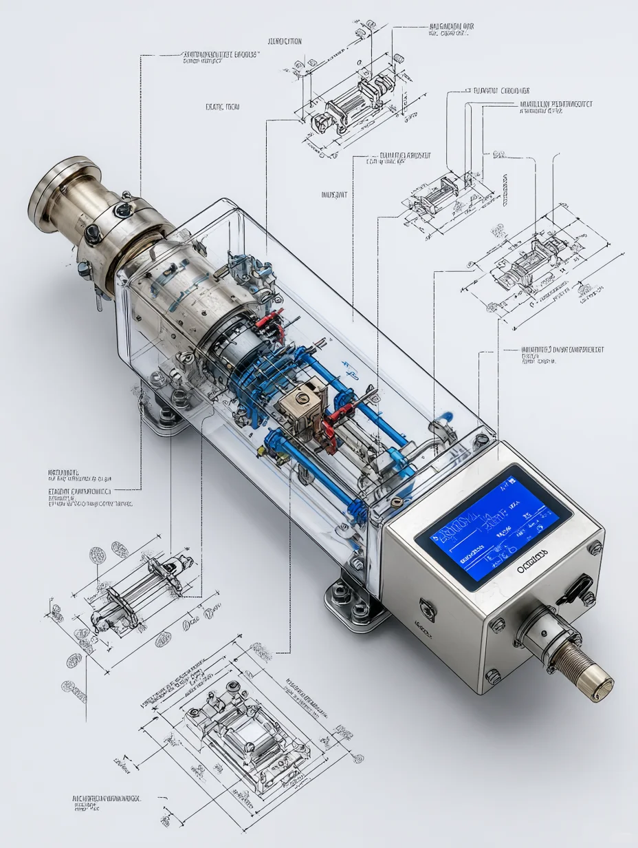 流量计设计草图｜提示词