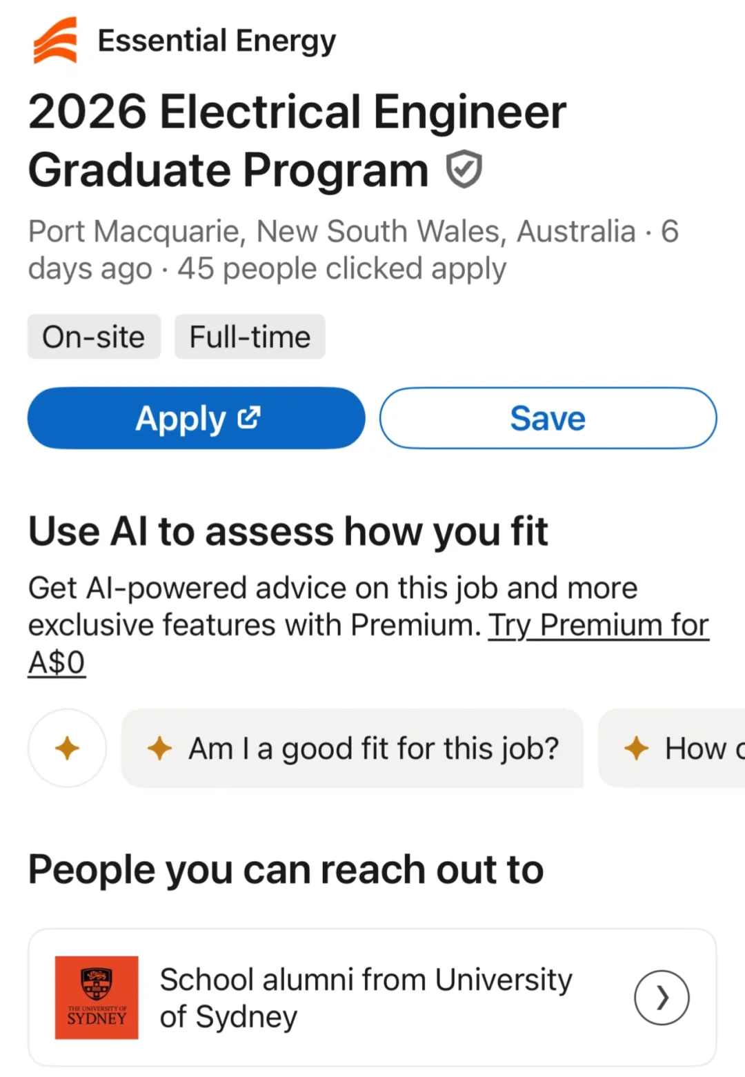 三月澳洲电气工程管培开放申请