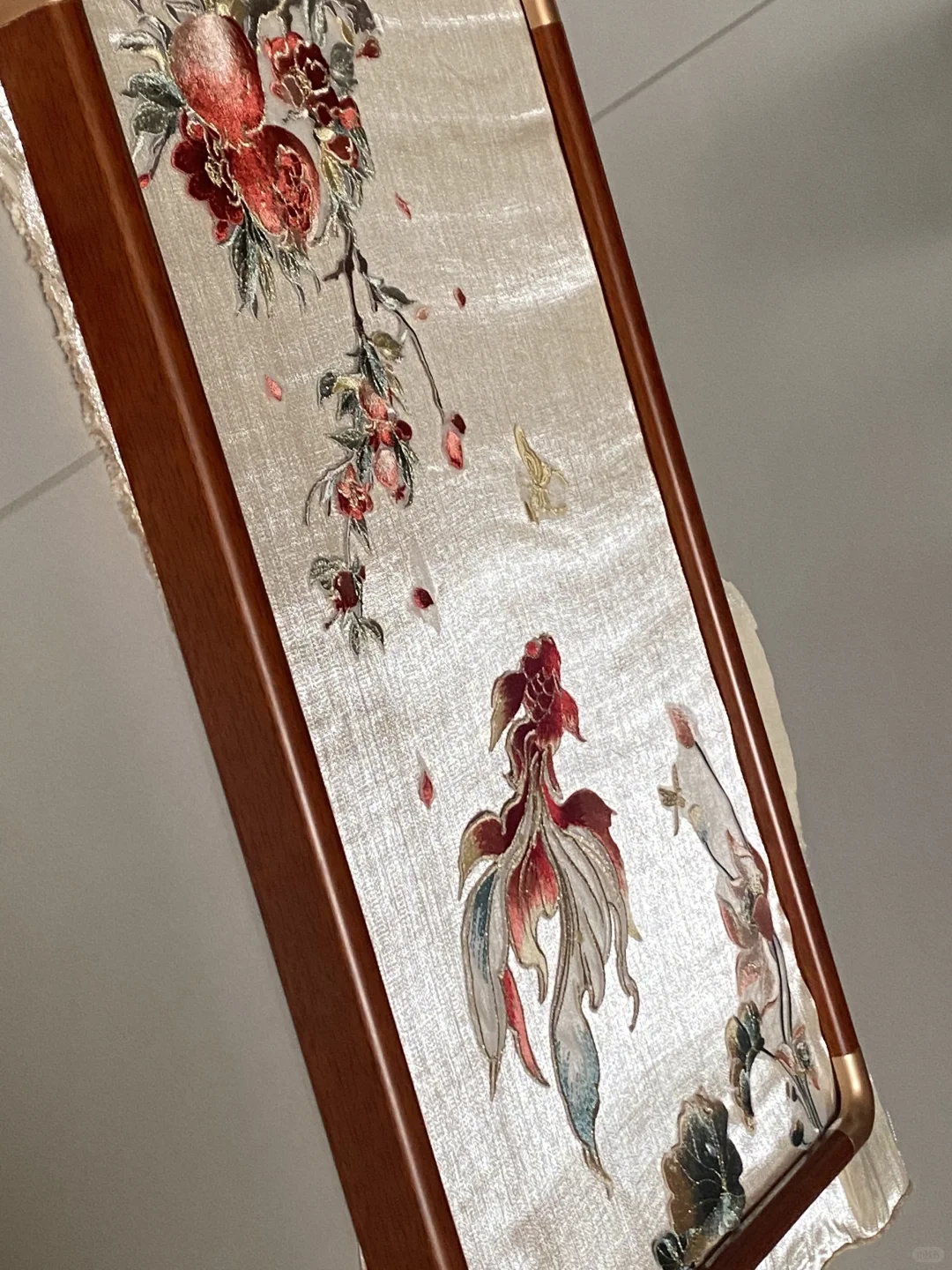 第一幅刺绣画来了呀