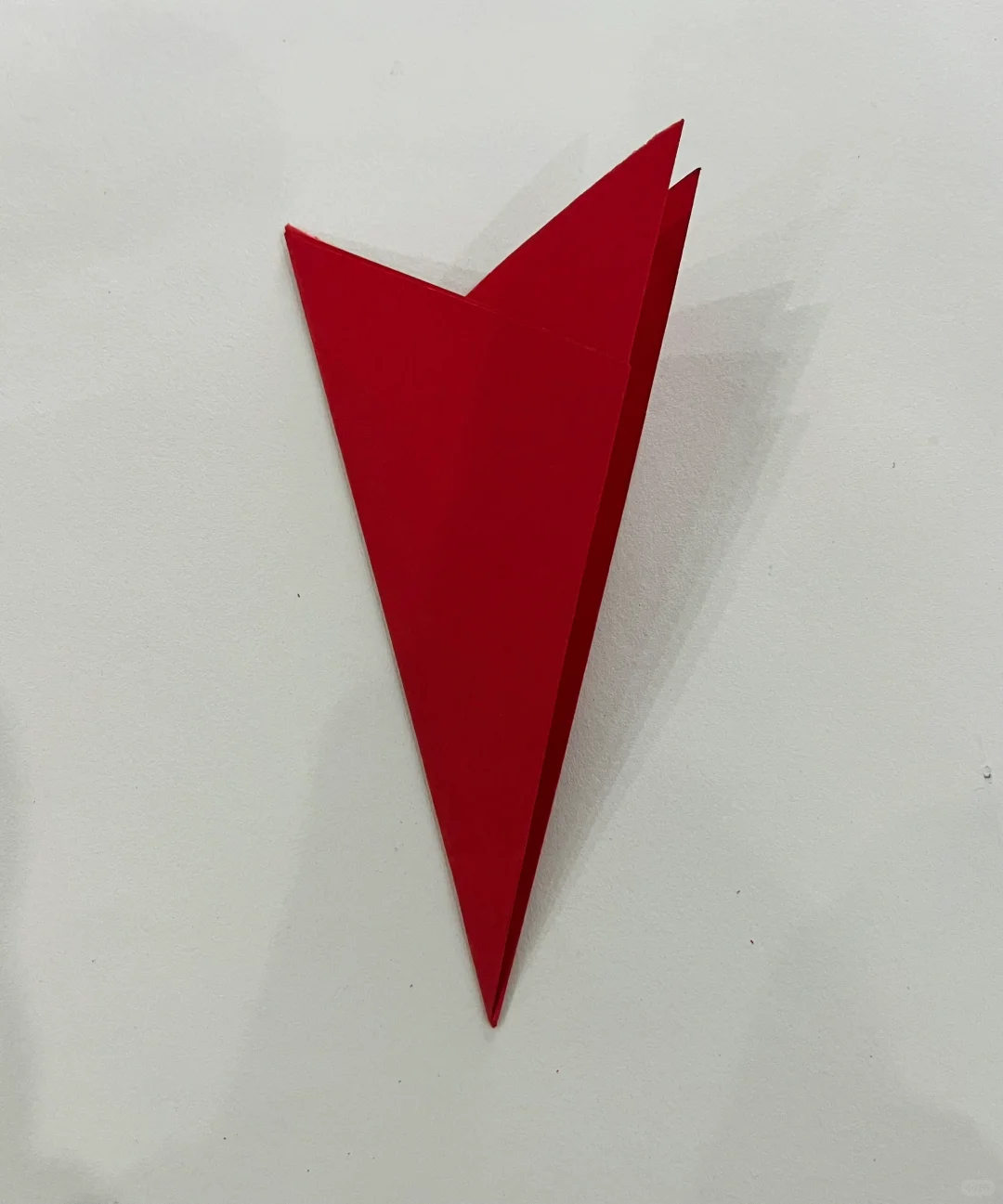 爱心发射窗花剪纸，超简单