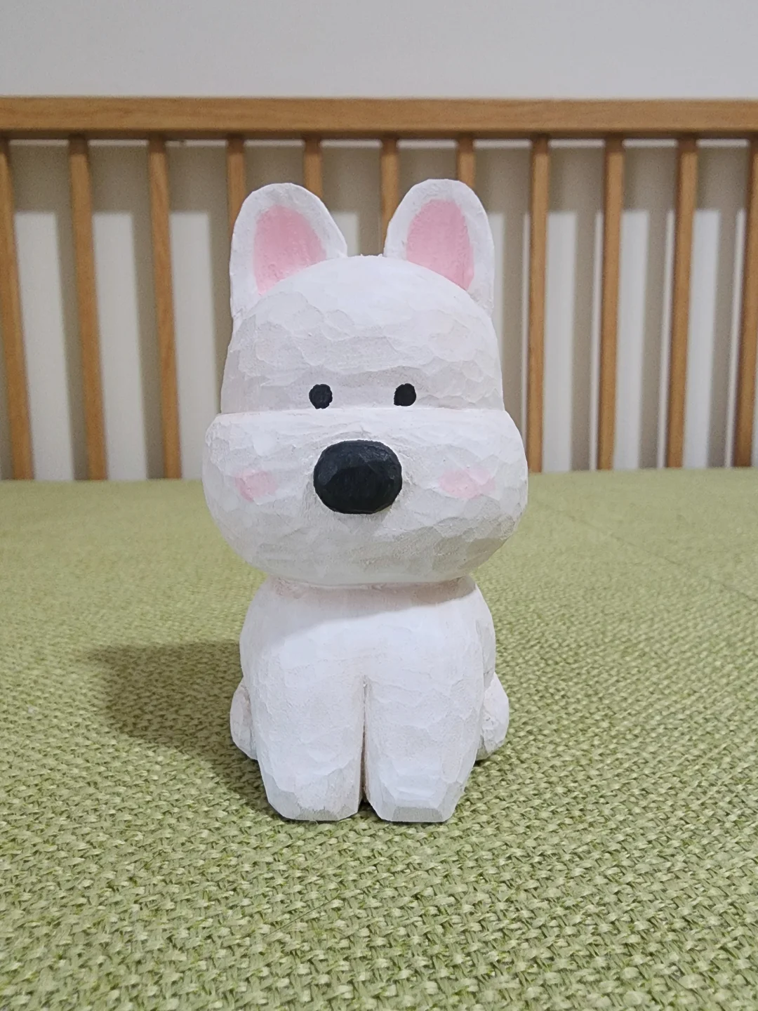 自学木雕27——西高地狗狗