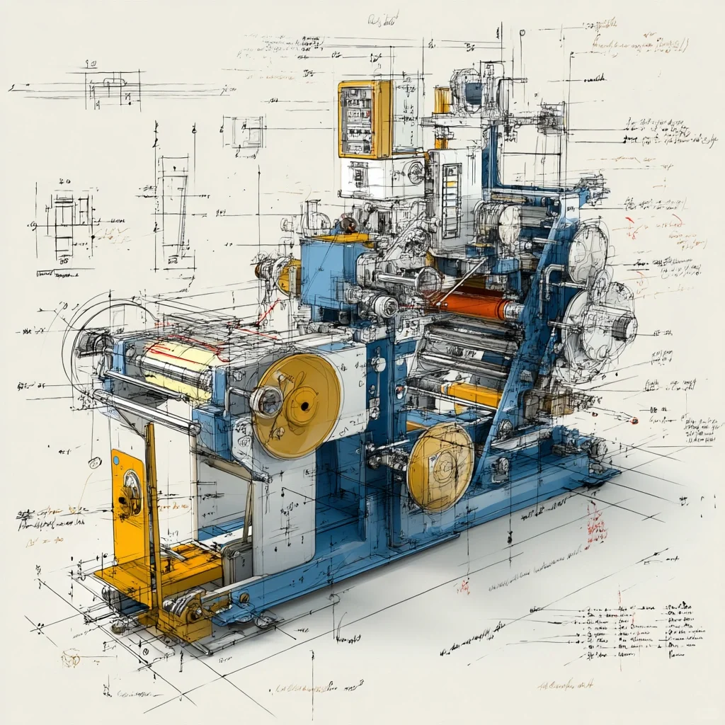 印刷机·创意设计稿［咒语］