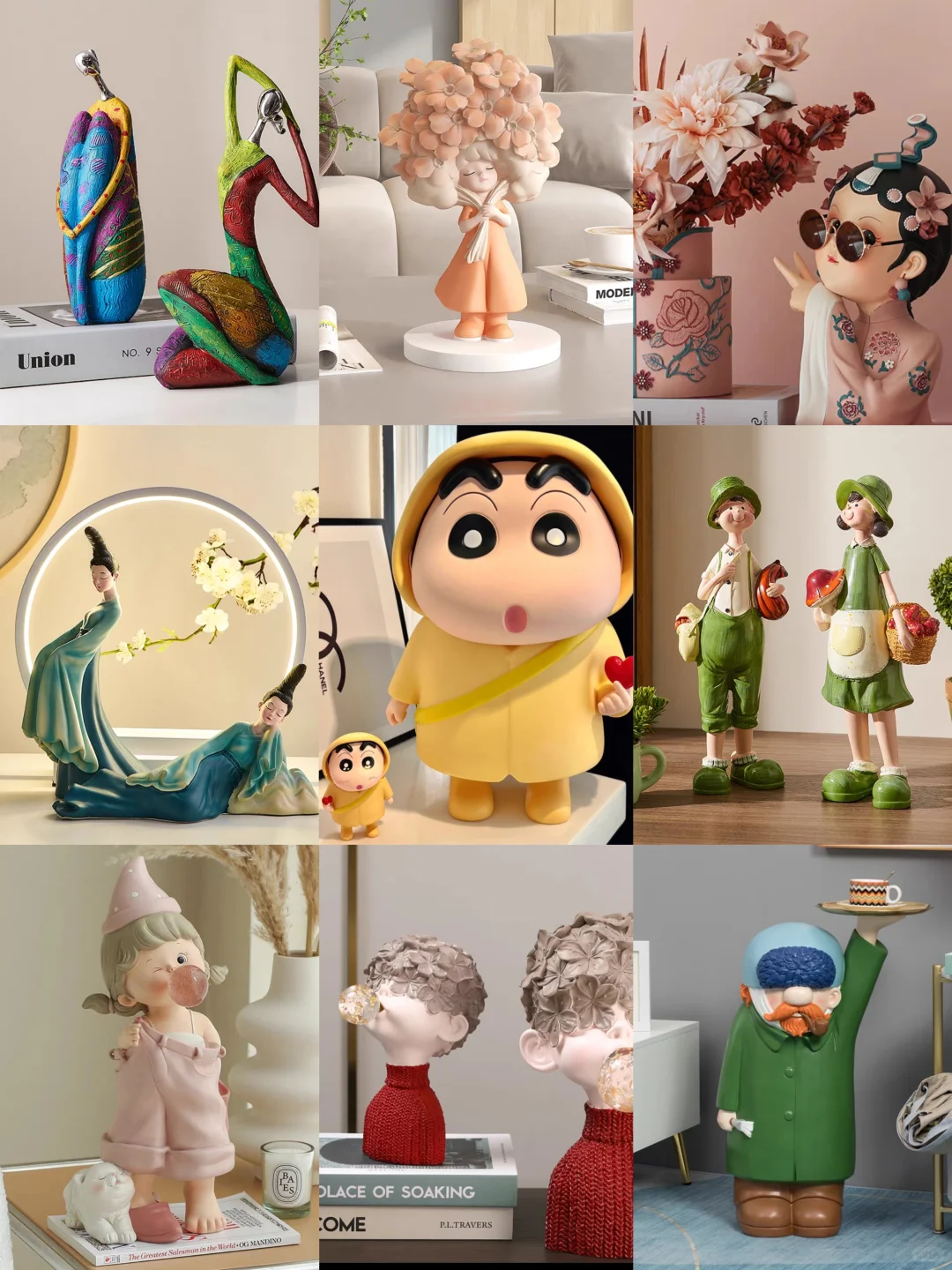 新家的100个快递(54)创意人物小摆件