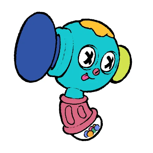 插画小道具—儿童气囊锤