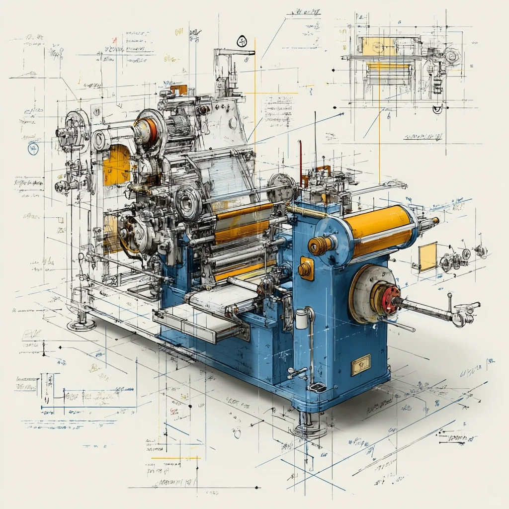 印刷机·创意设计稿［咒语］