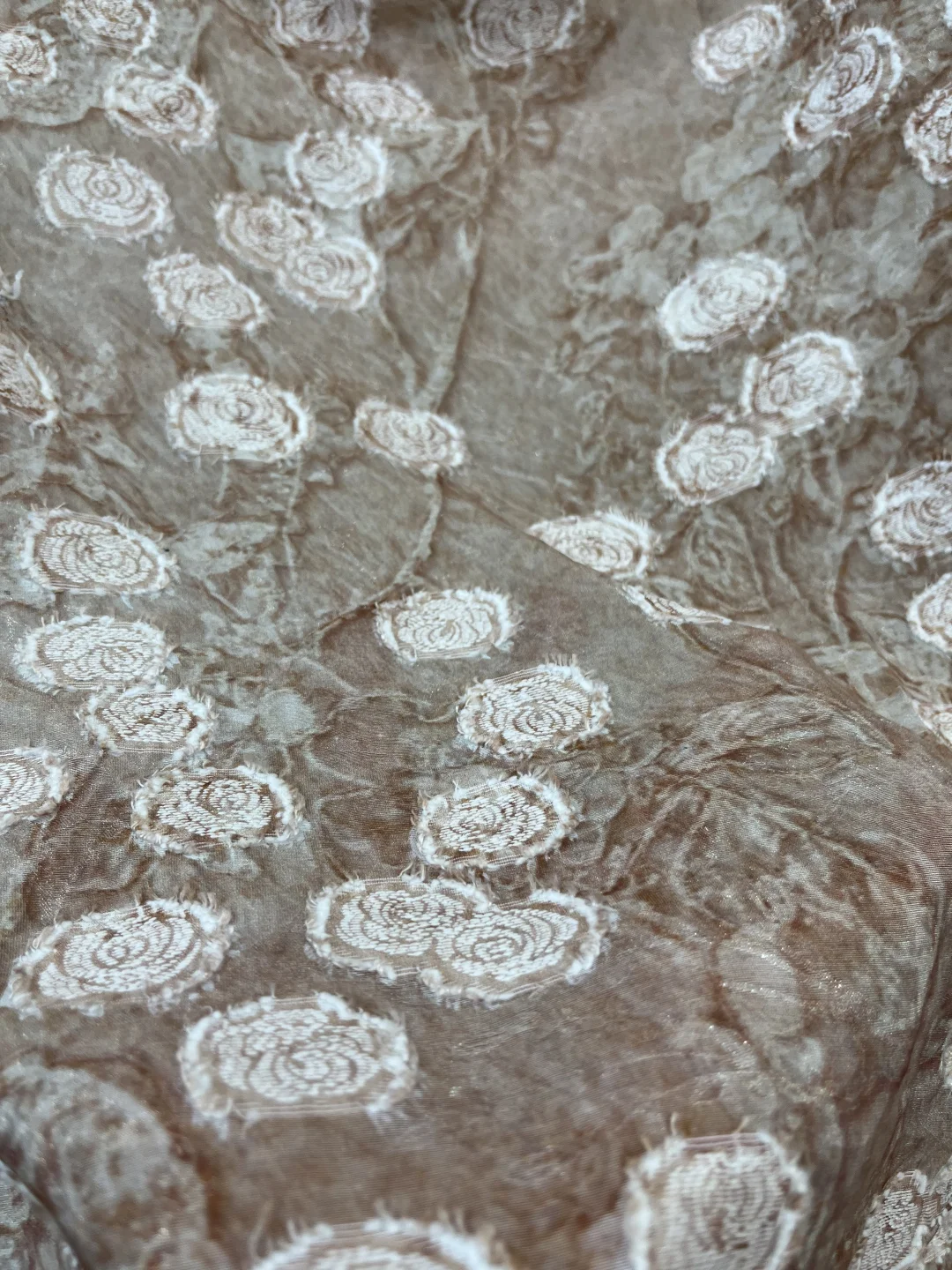 2026春面料｜复古感提花烂花设计师面料