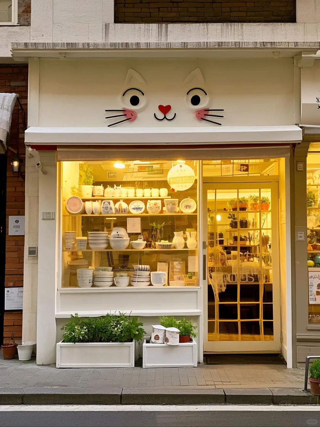 猫咪陶瓷店设计，好治愈啊！