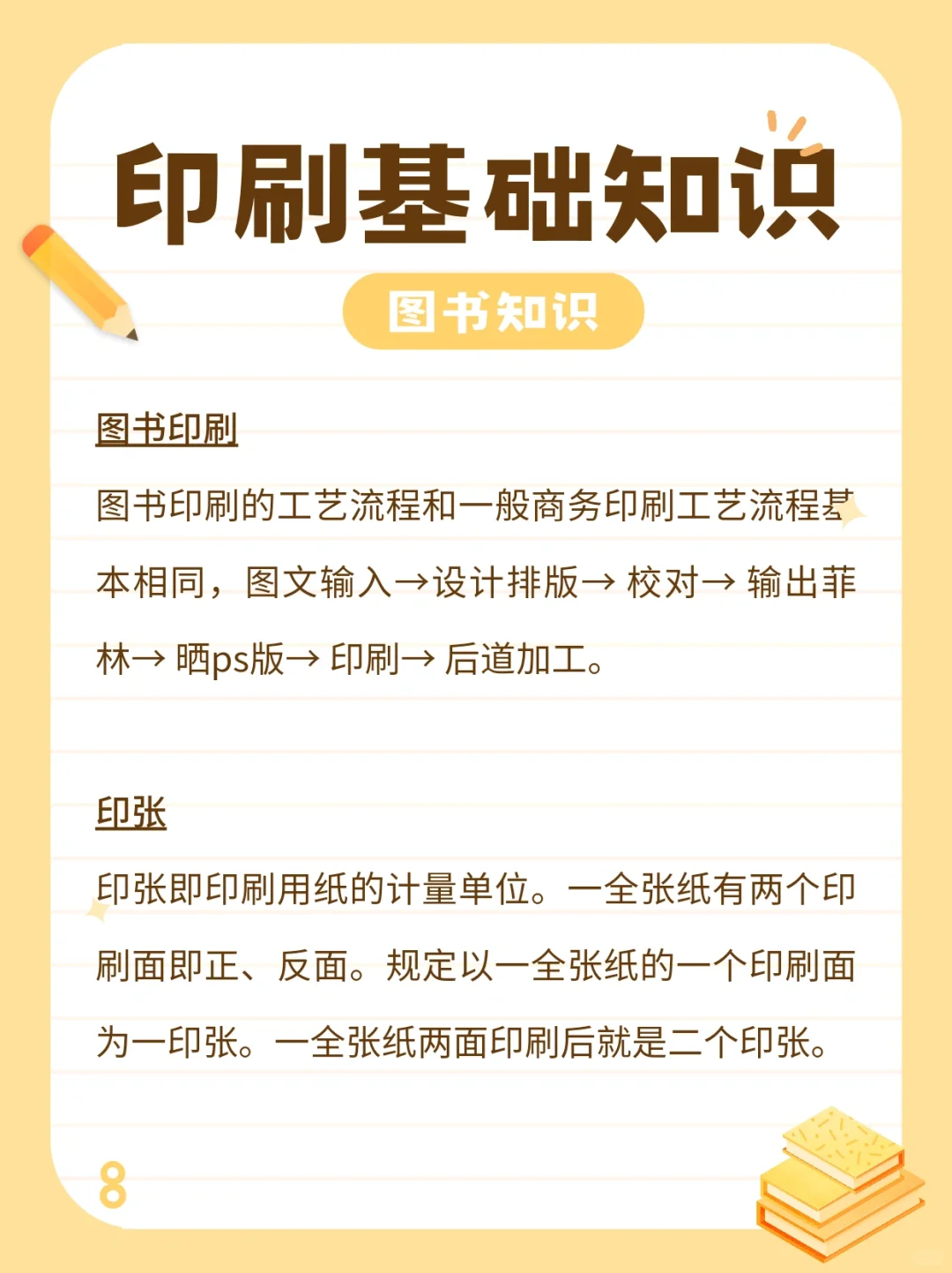 印刷基础知识，共9张图