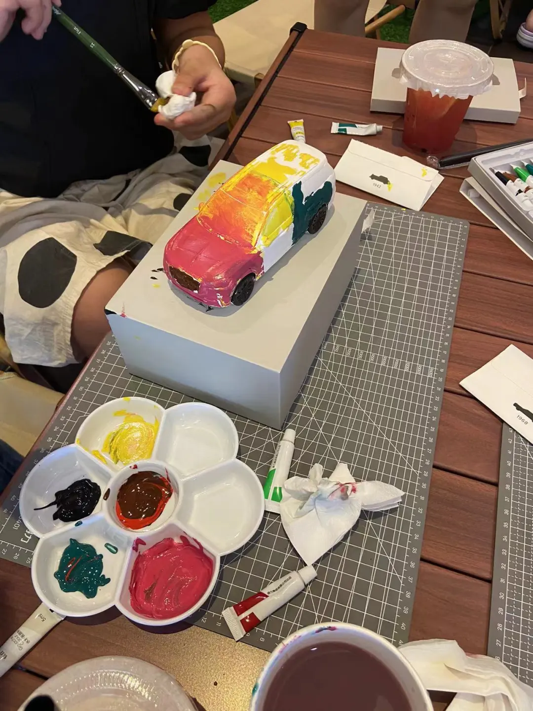 林肯车主活动-彩绘车模制作