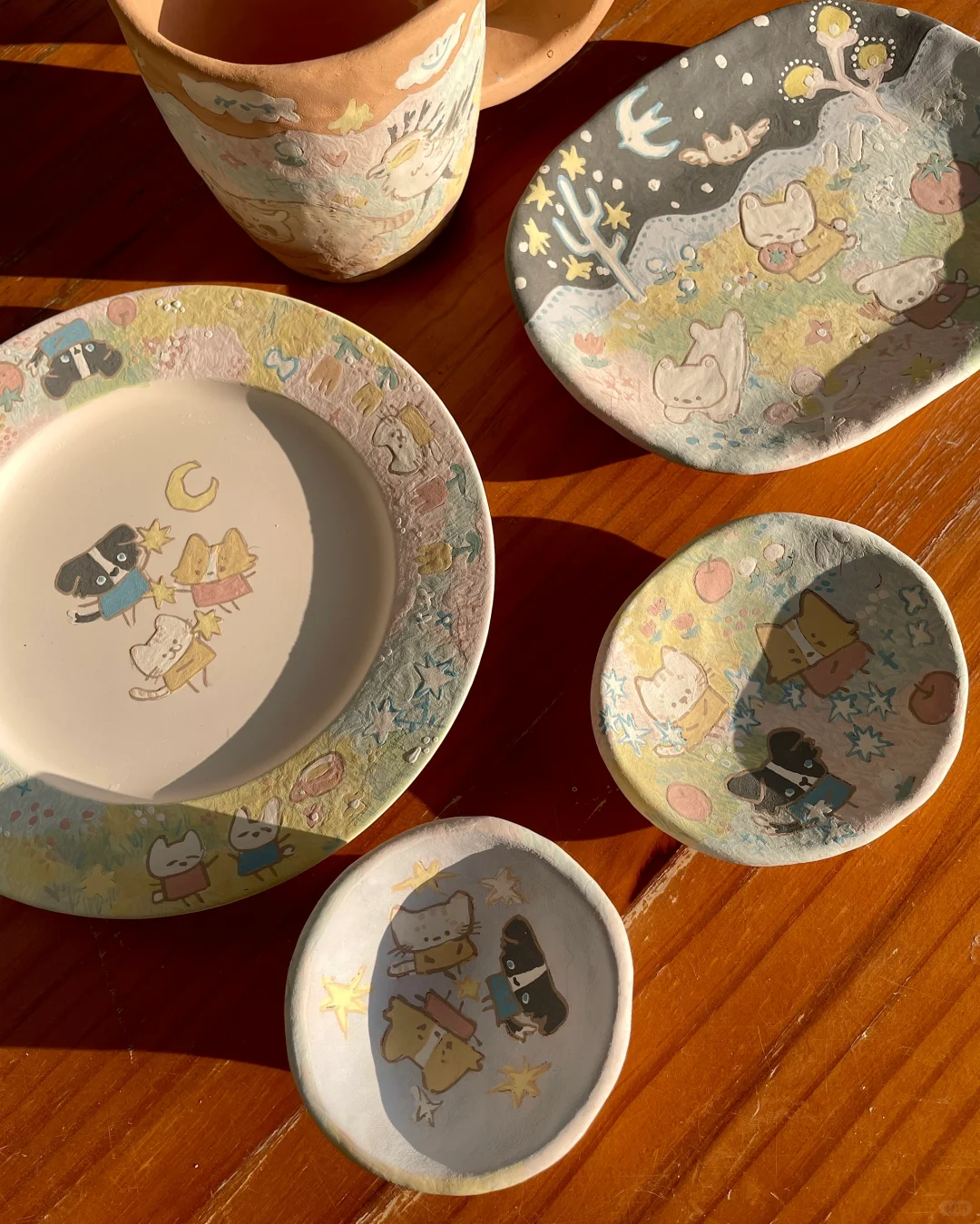 一些待烧的小东西