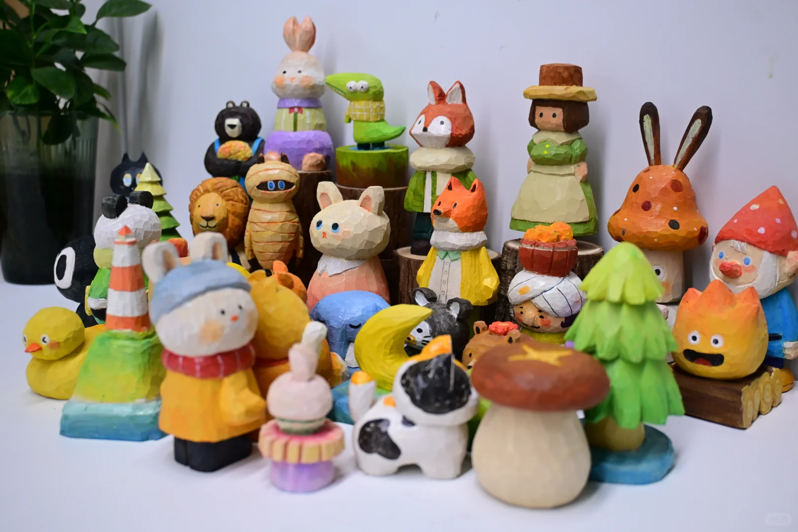 记录一下木雕入坑快两年做出的作品