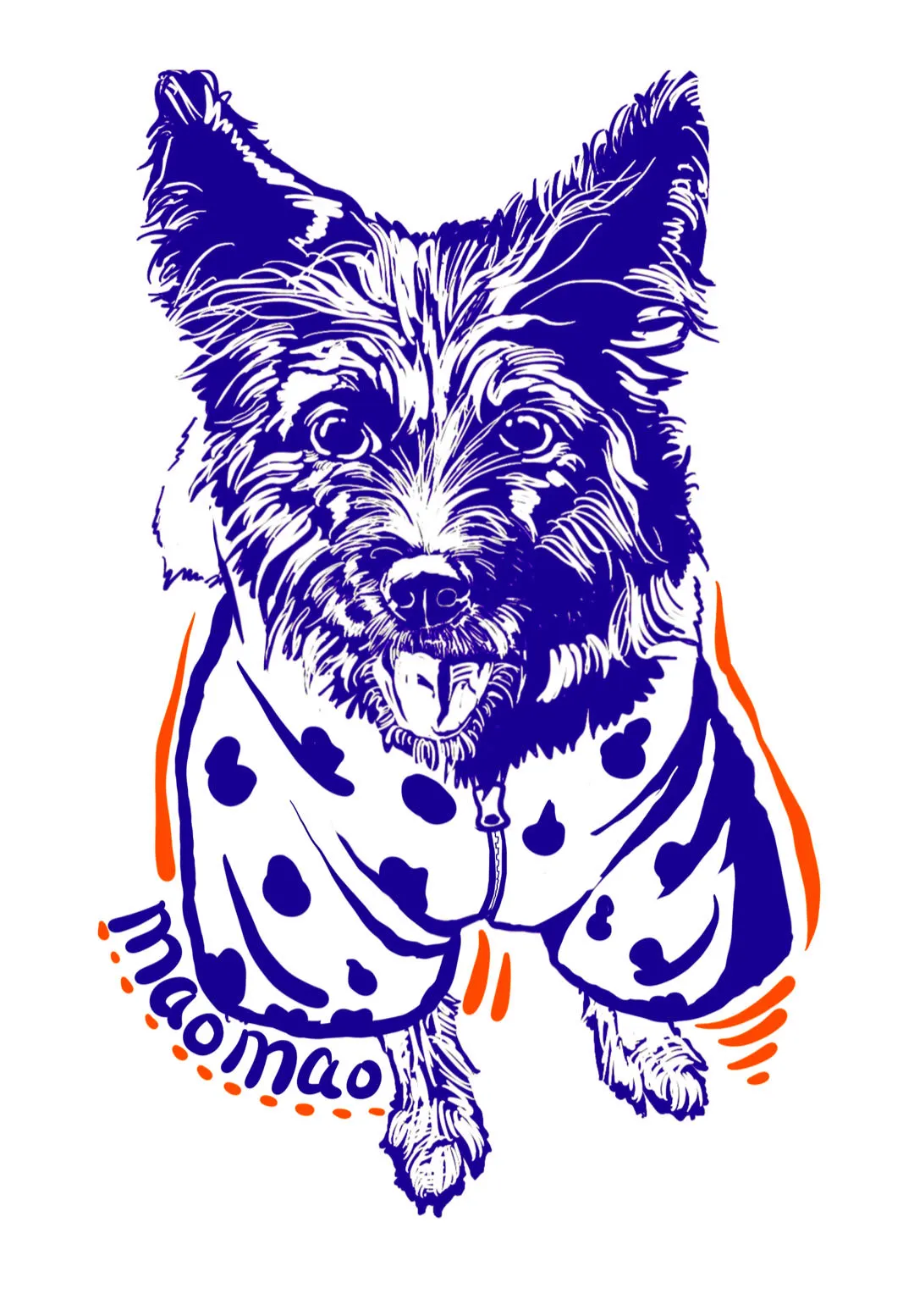 丝网印一些小狗?