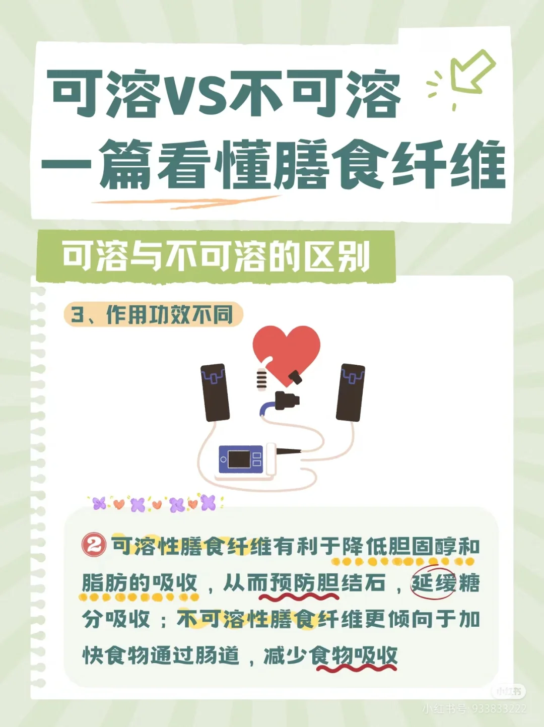 可溶VS不可溶！一篇看懂膳食纤维