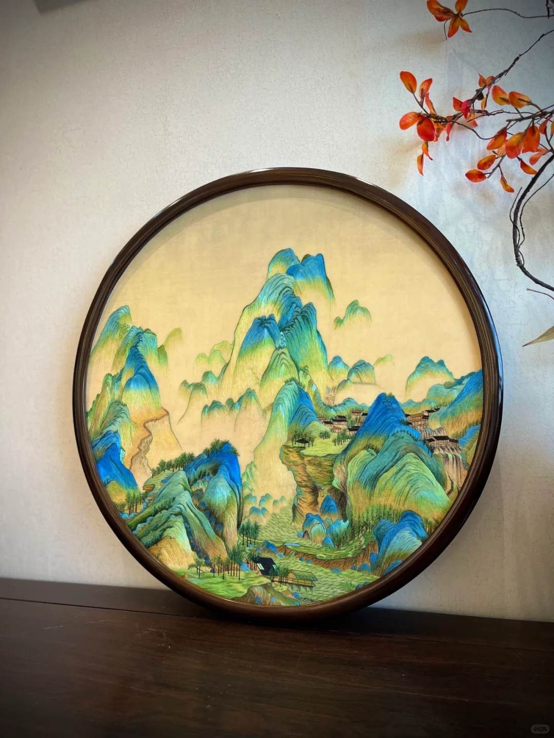 镇店之宝，用苏绣临摹出的千里江山图