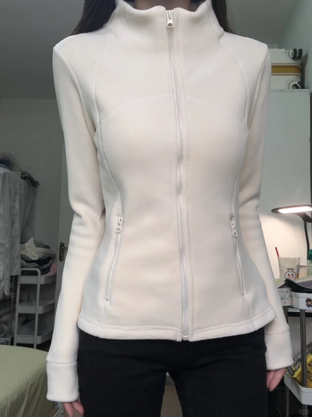 修身摇粒绒小外套